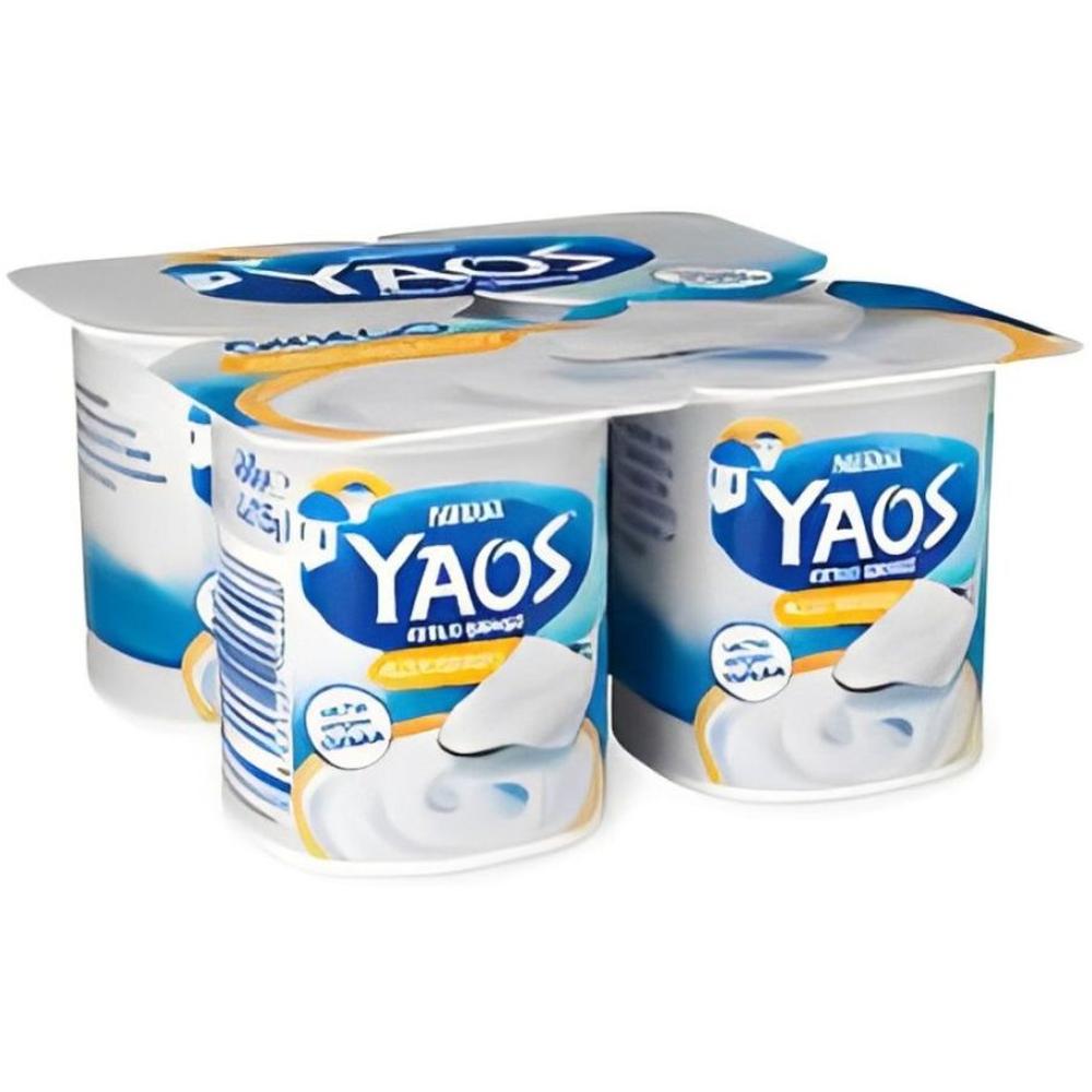 Yaourt Grec Nature Sucré Yaos Nestlé 4x110g.