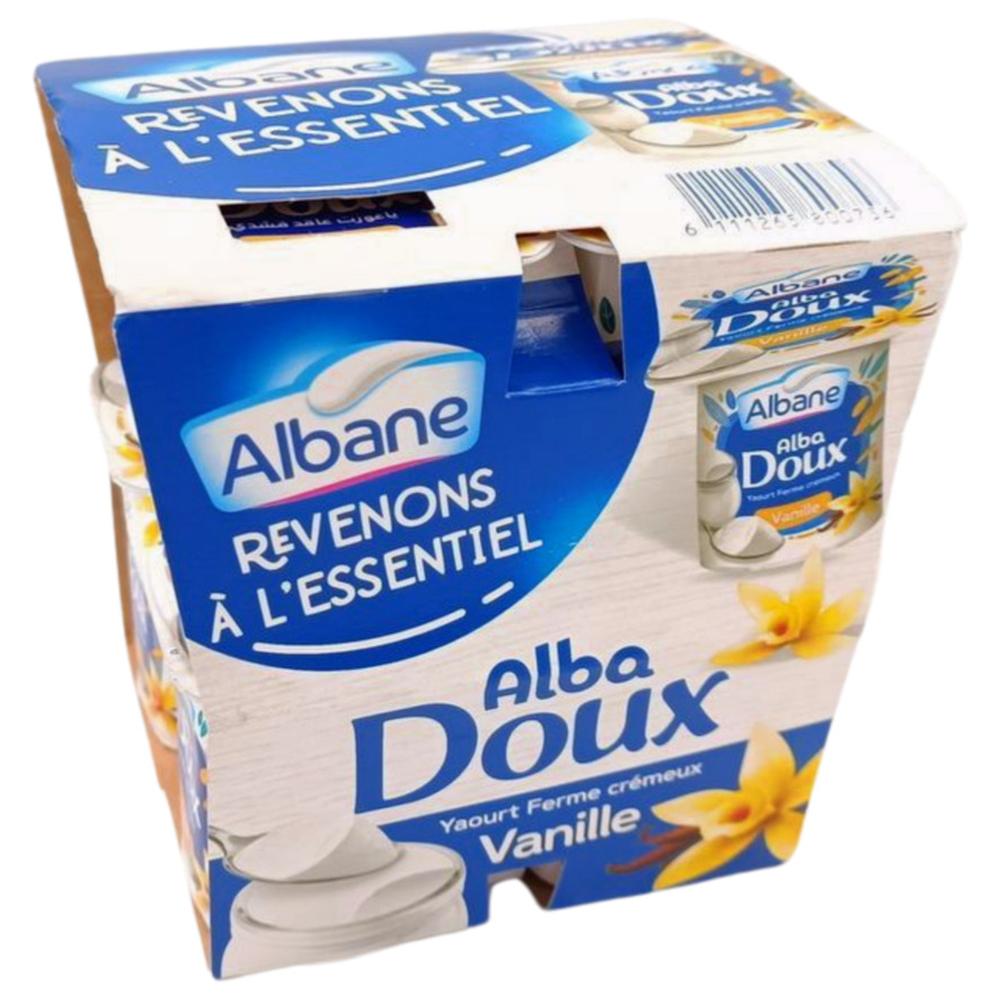 Pack Yaourt Ferme Vanille Albane 8x110g.