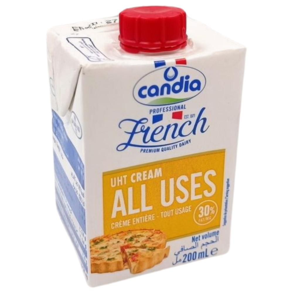 Crème UHT Dessert Cuisson 30% Candia 20cl.
