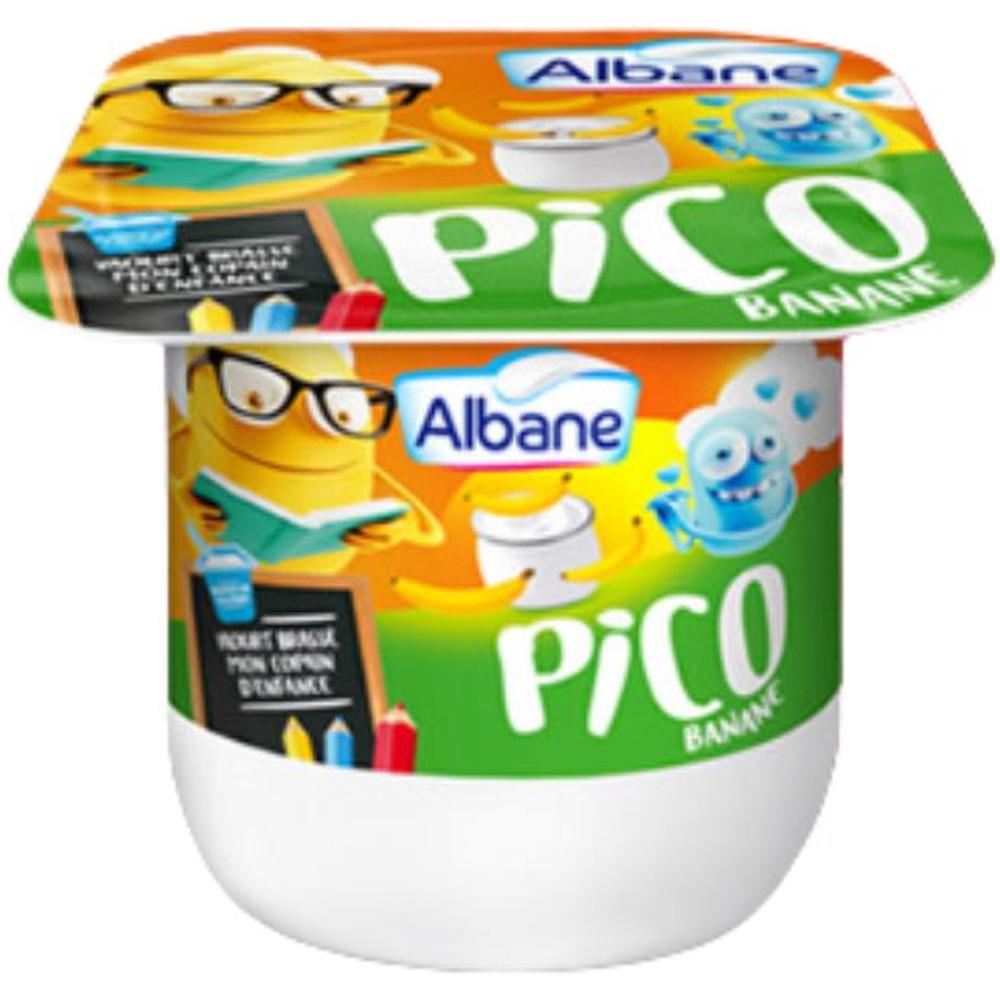 [688557] Yaourt Brassé Banane Piko Albane 60g.