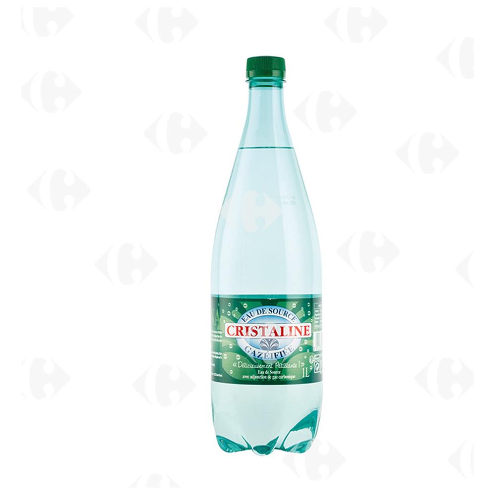 [624338] Eau Gazeuse Cristaline 1L.