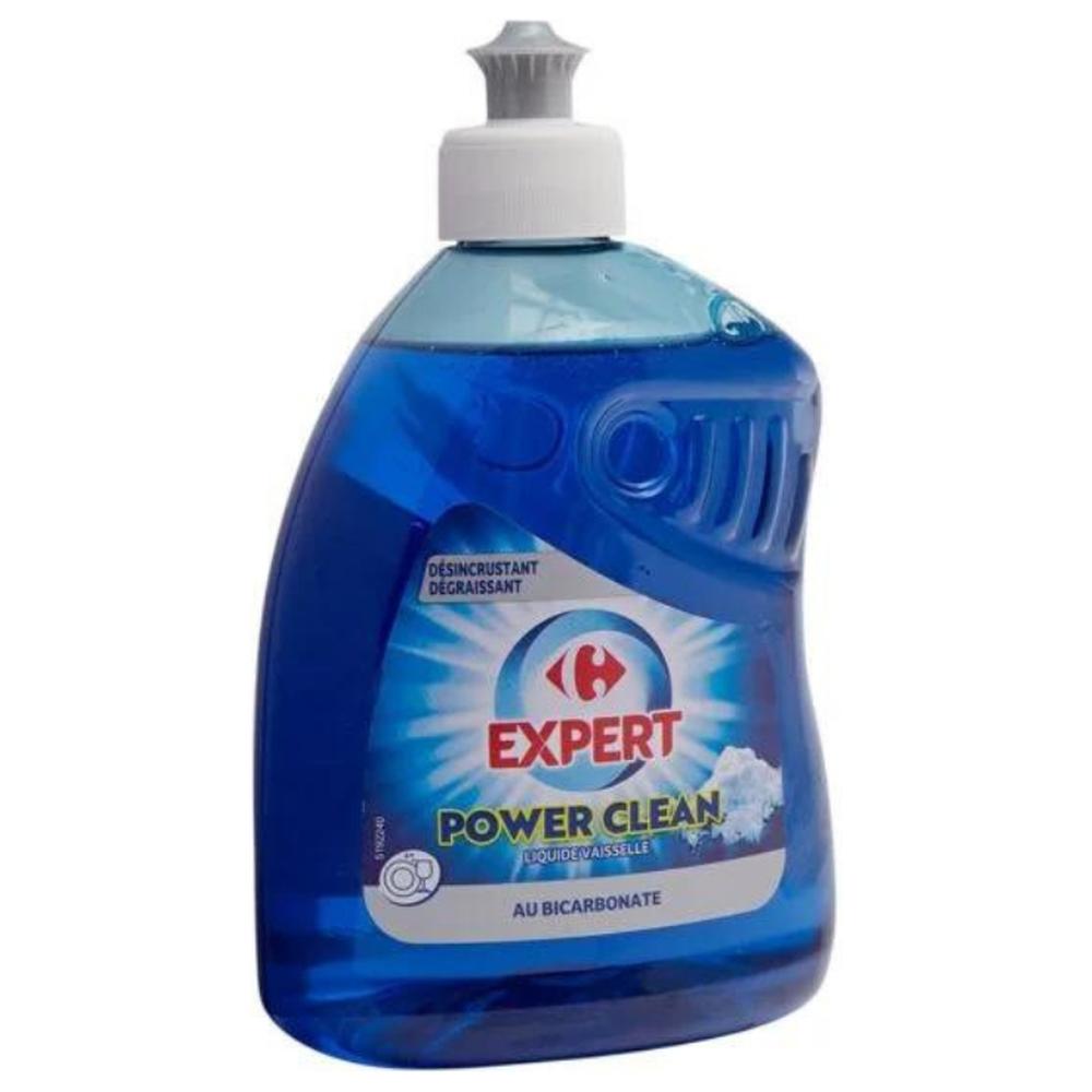 [672900] Liquide Vaisselle Power Clean Bicarbonate Carrefour Expert 500ml