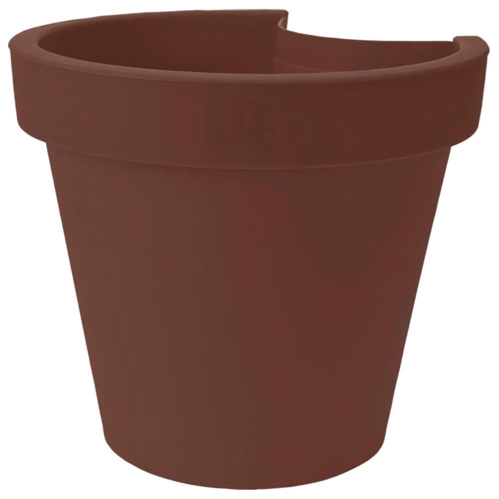 Pot de Fleurs pour Gouttière Crème.