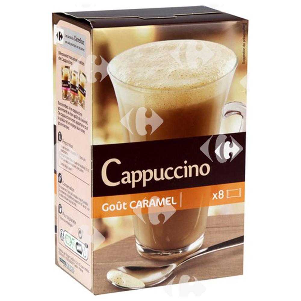 [552831] Stick Cappuccino Caramel Carrefour 8x17g