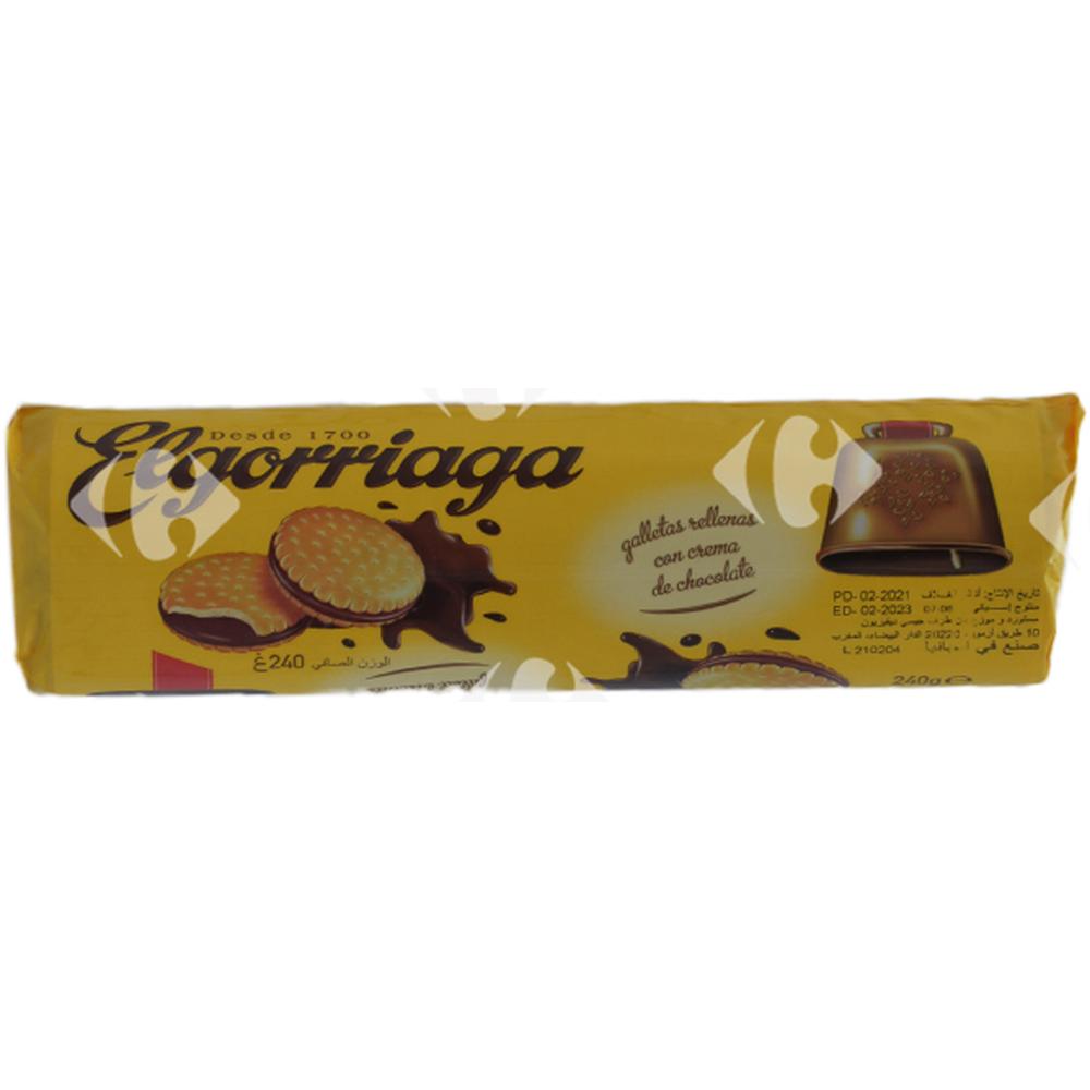 [419236] Biscuits Sandwich Chocolat Elgorriaga 240g.