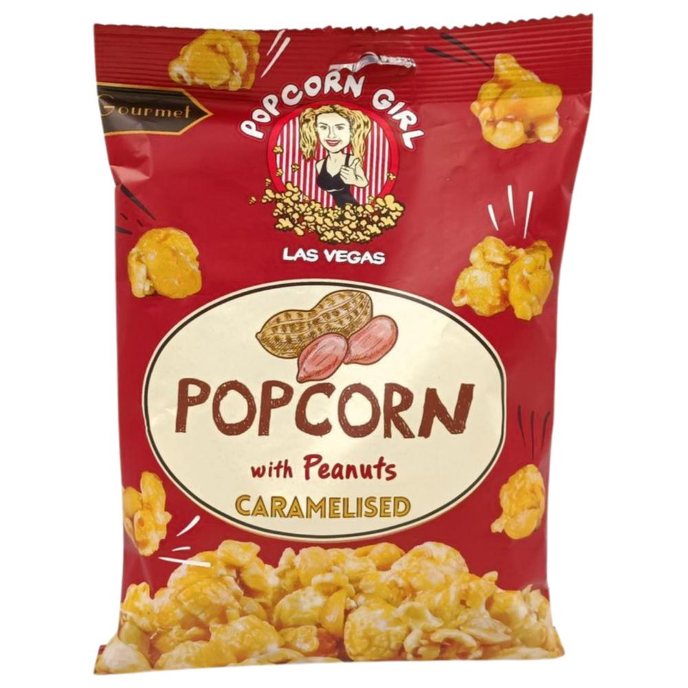 Popcorn Girl Caramélisé avec Cacahuète Serano 90g.