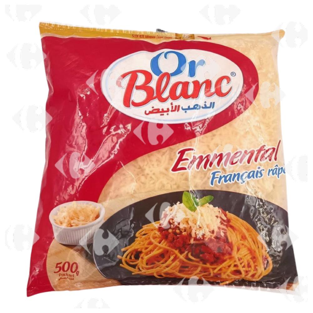[13173] Emmental Râpé Or Blanc 500g.
