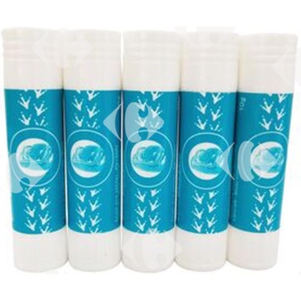 Lots de 5 Tubes de Colle Blanche PVP Carrefour 5x10g