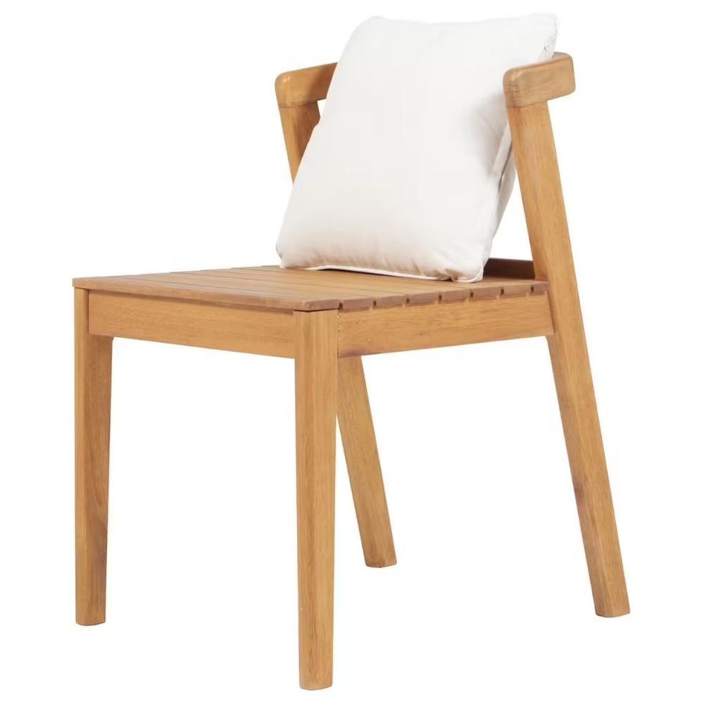 [693735] Chaise Tokyo avec Coussins en Eucalyptus L 48 x P 57 x H 74 cm