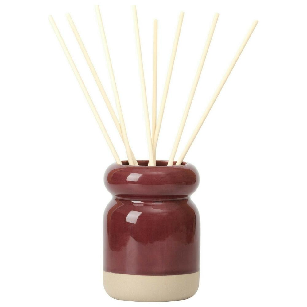 Diffuseur Céramique Marron Base Beige Cuir Kasa 15 cl