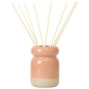 Diffuseur Céramique Rose Base Beige Cachemire Kasa 15 cl