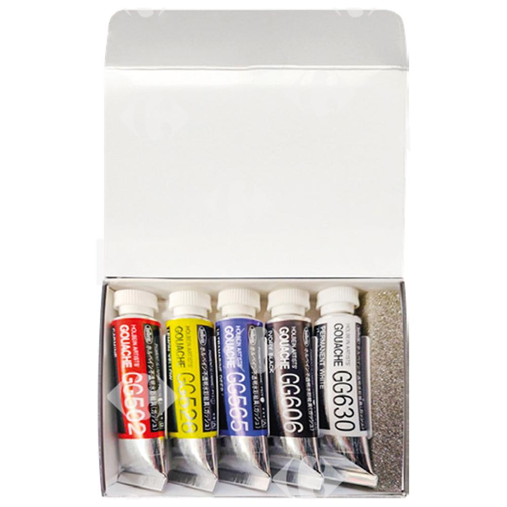 [580261] Tubes de gouache 12ml - 5 unités