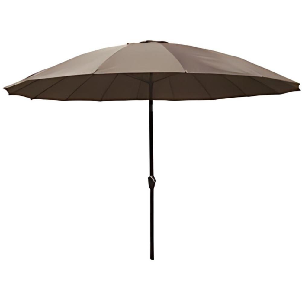 [674993] Parasol Shanghai Beige Aluminium et Toile Polyester 300cm