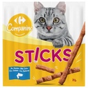 Friandise pour Chat Sticks au Saumon Carrefour Campanino 5g 6 unités