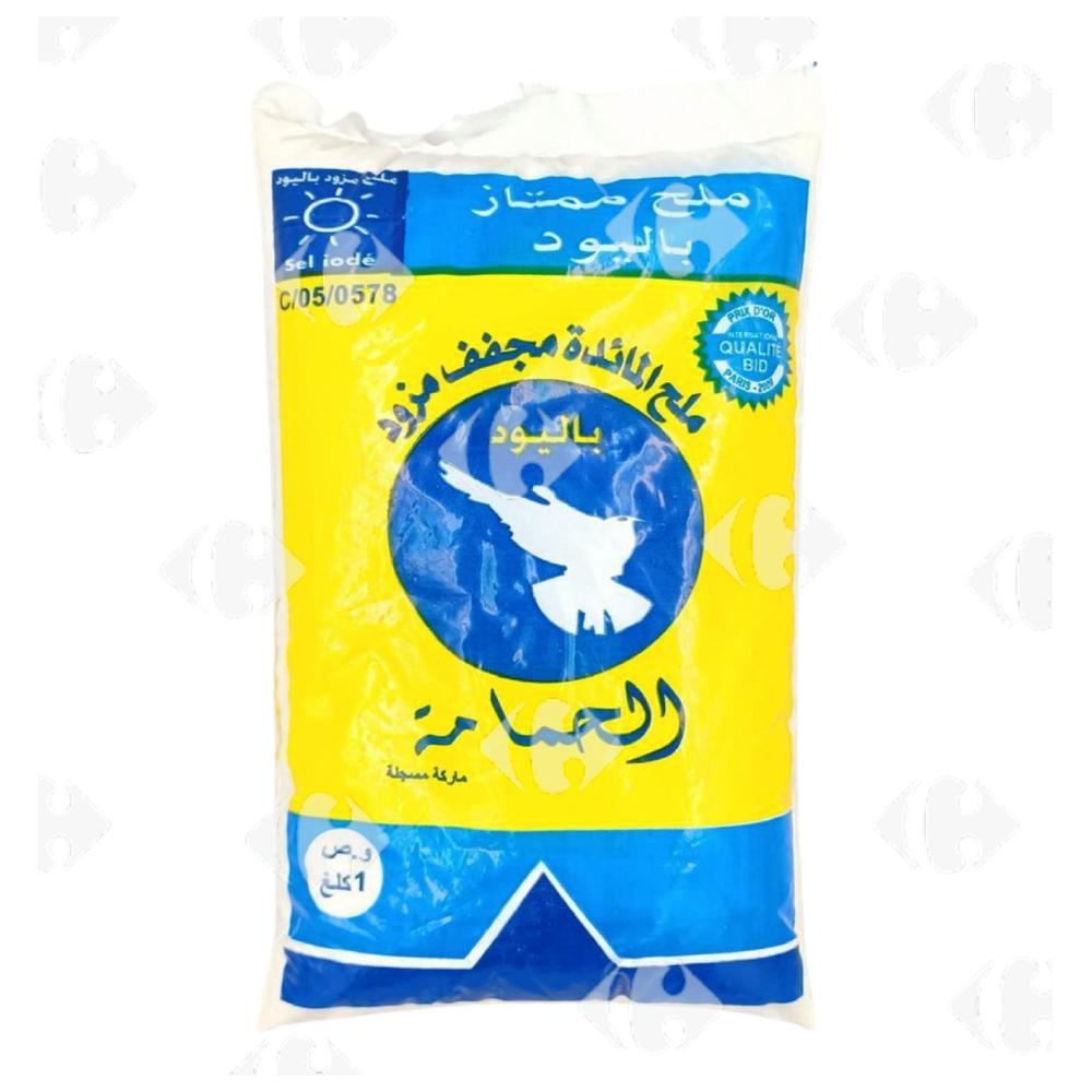 Sel Séché Iodé La Colombe 1kg