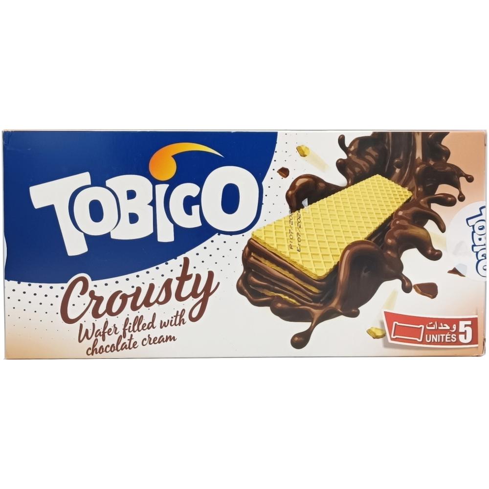 Pack Gaufrettes au Chocolat Tobigo Crousty 5 Pièces 45g