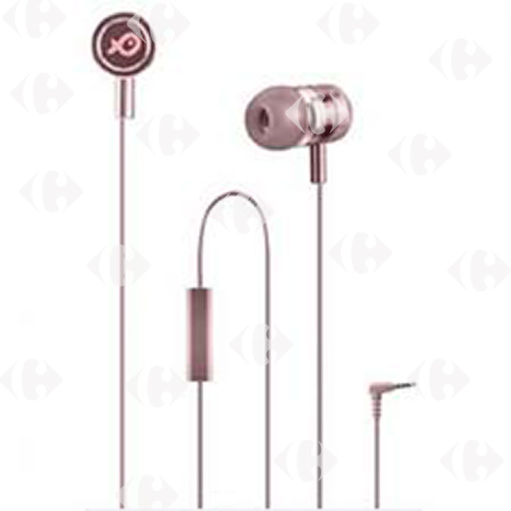 Écouteurs avec Fil Micro PSINTM02BK-18 Rose Poss