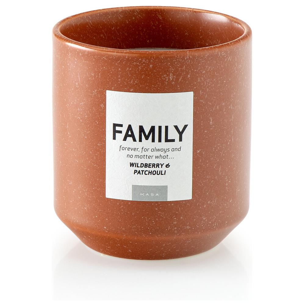 [711258] Bougie à Couvercle Family Fruits Patchouli Kasa 220g