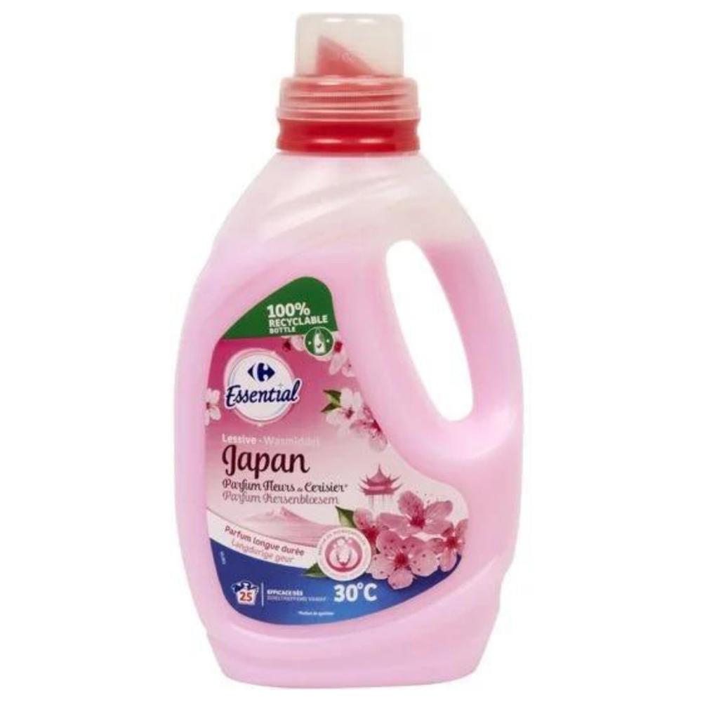 [708076] Lessive Liquide Fleur de Cerisier Carrefour Essential 1,25L