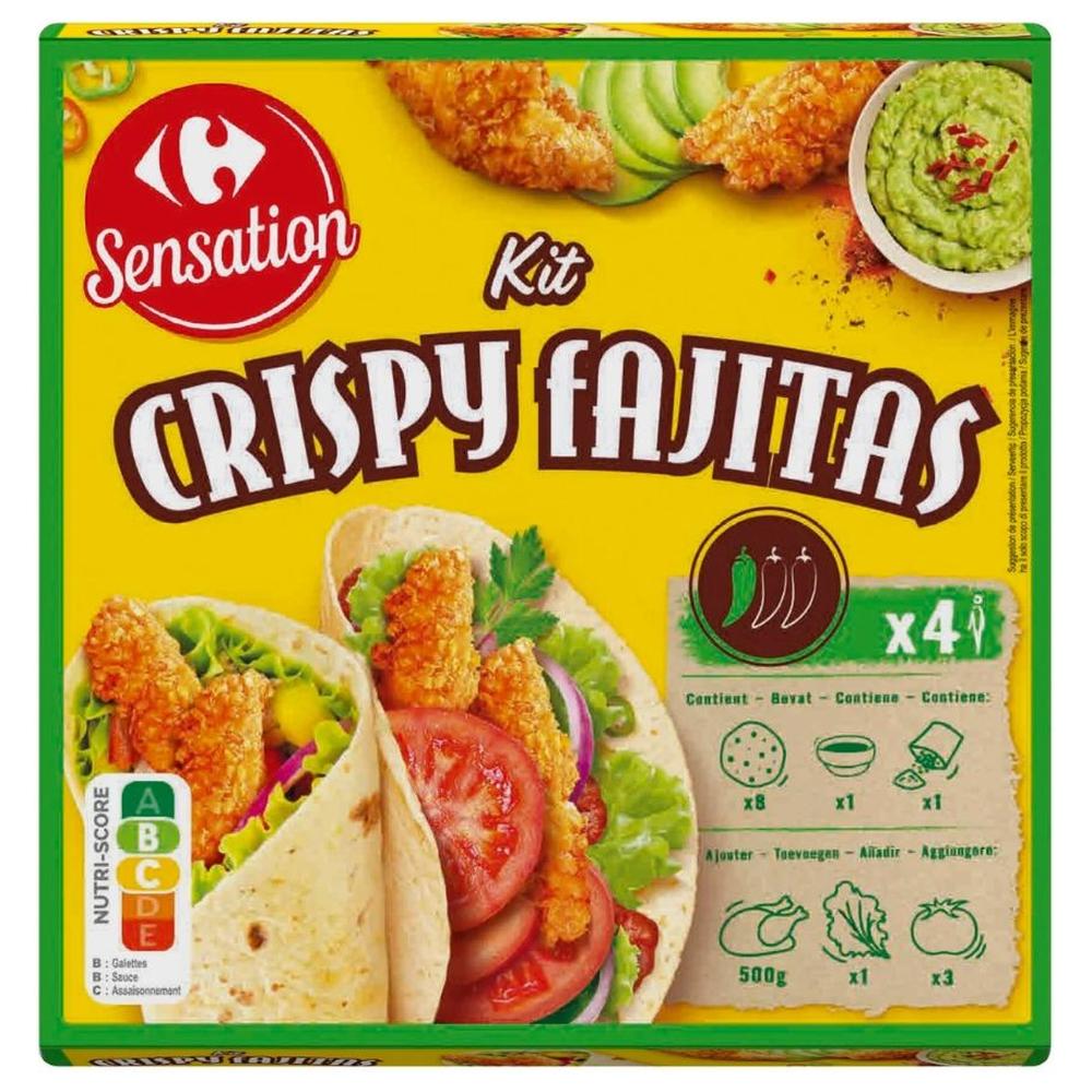 [720950] Kit Crousti Fajitas Carrefour 530g