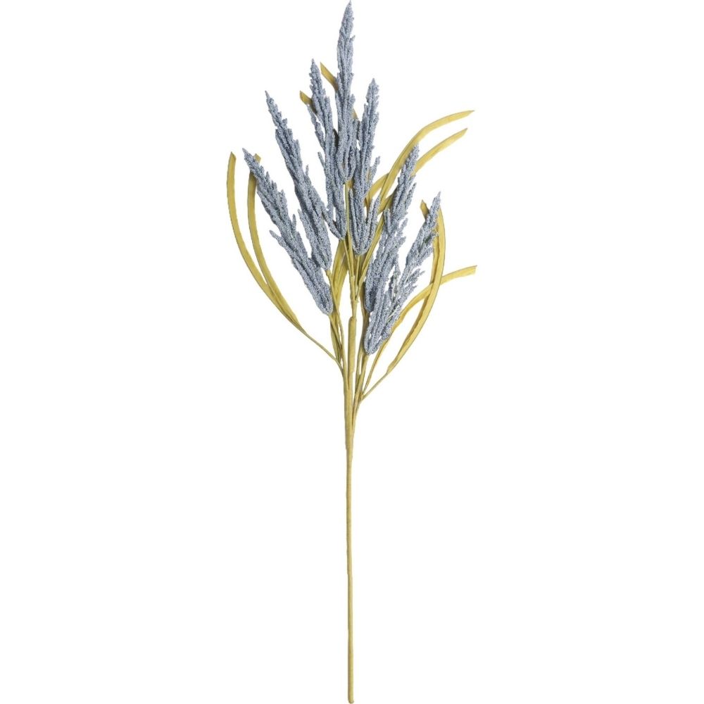 [730709] Tige Artificielle Fleurs Bleues Kasa 80cm