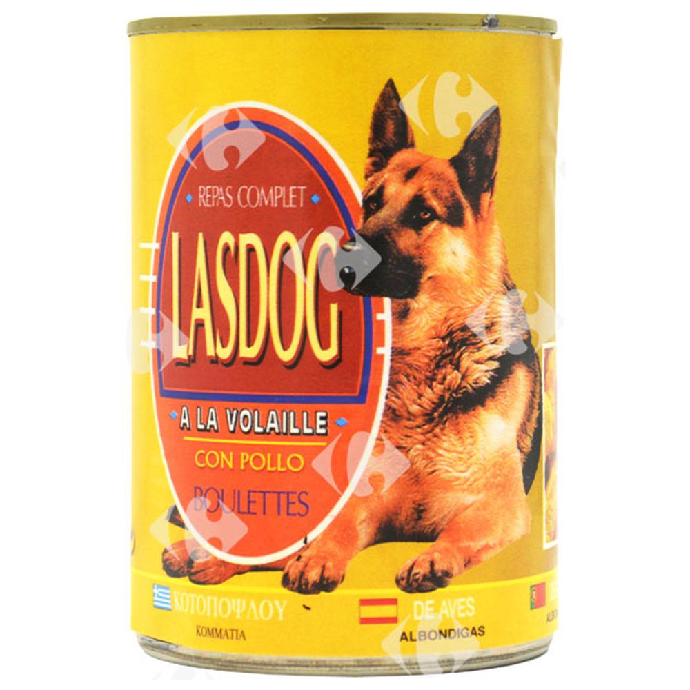 [73635] Boulettes Boîte Volaille Chien Lasdog 400g