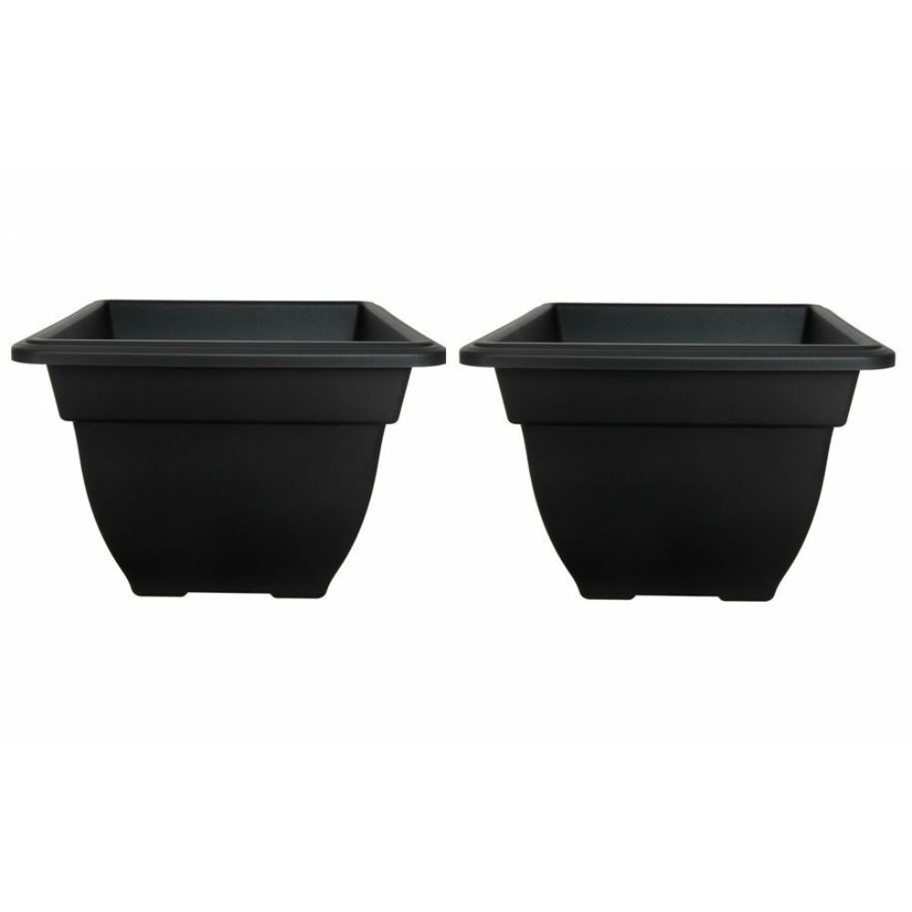 Pot Carré Roma Anthracite