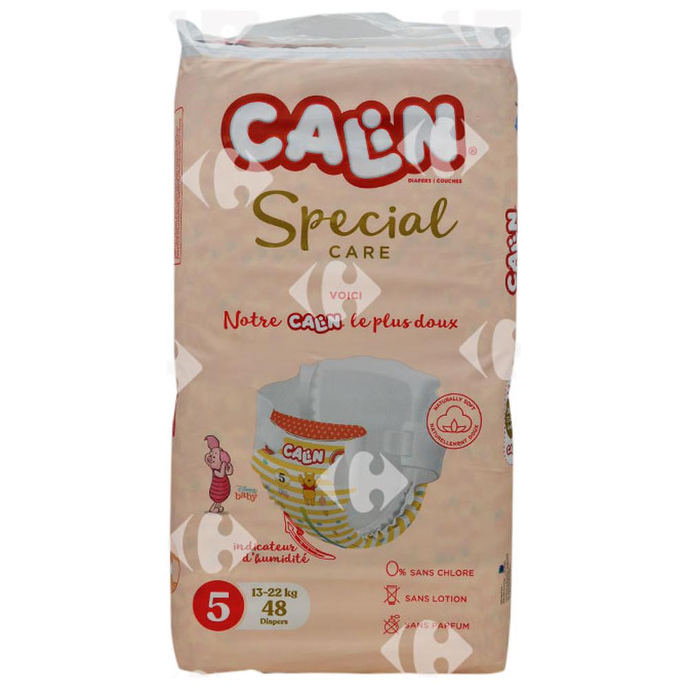 Couches Junior Taille 5 Jumbo Pack Special Care Calin 48 unités