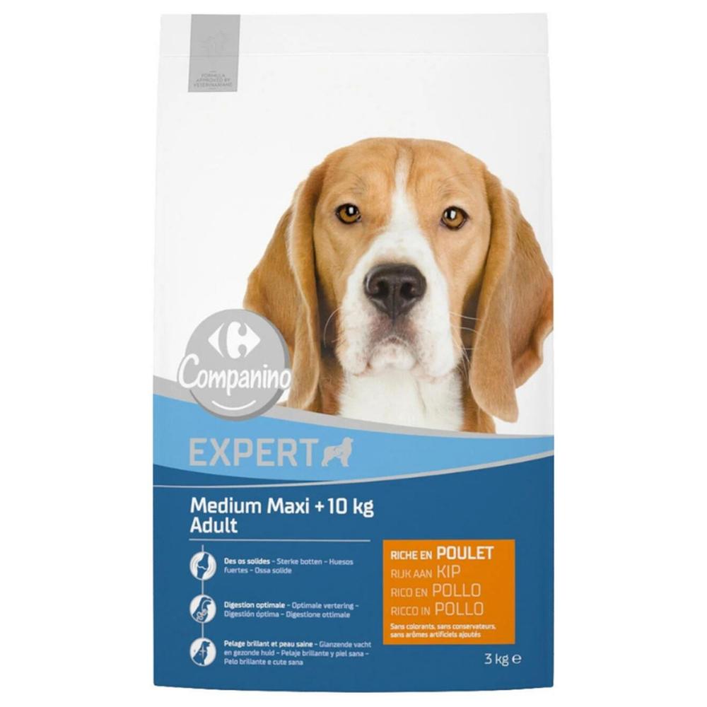 [704629] Croquettes pour Chien Adulte Carrefour Companino 3kg