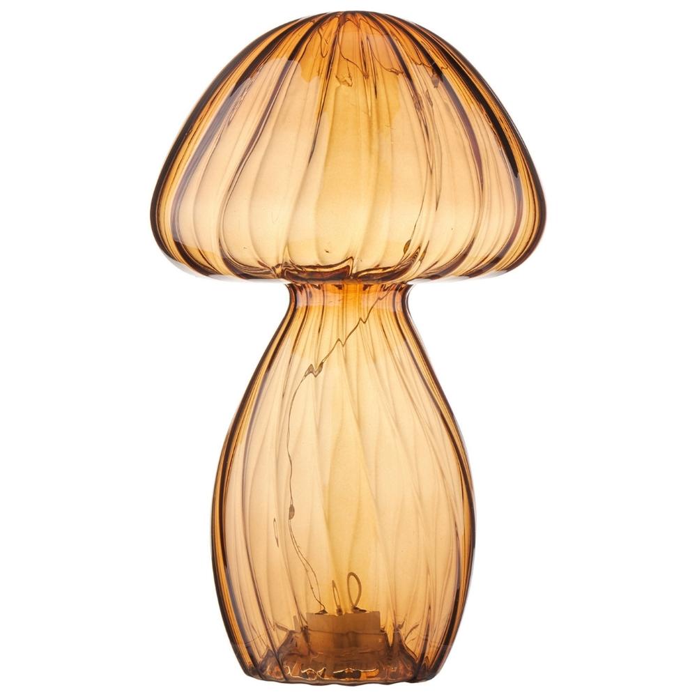 [722730] Biblot Champignon Orange avec LED Kasa 12,5x21 cm
