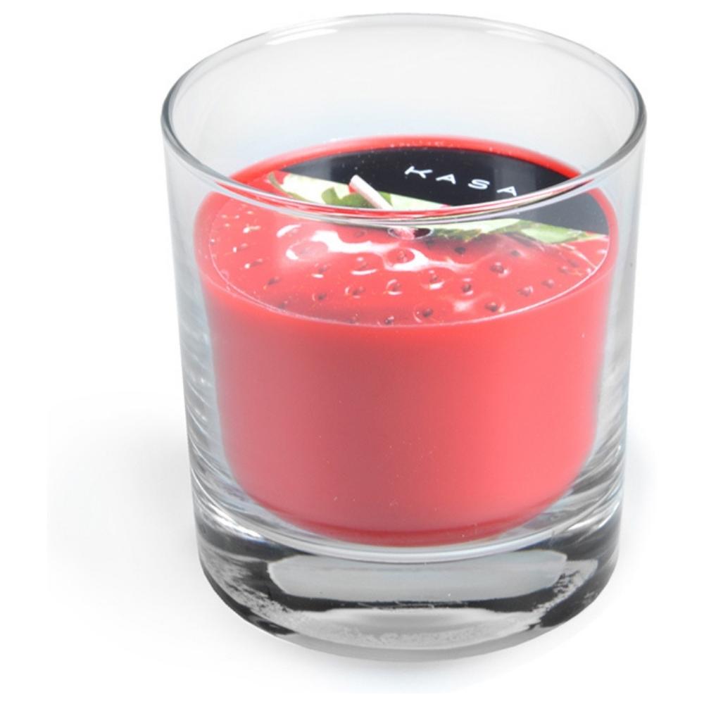 Bougie Parfumée à la Fraise en Verre Kasa 50g