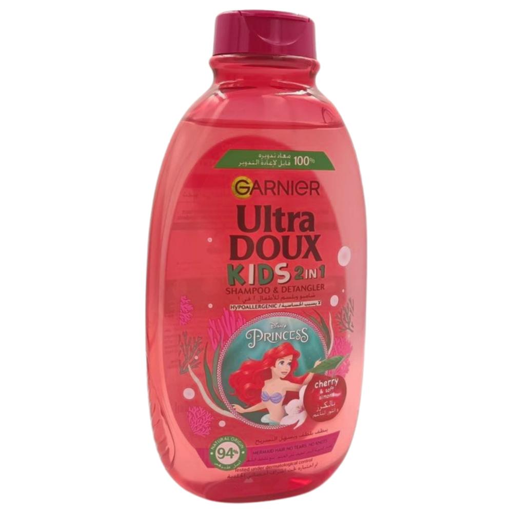 [698142] Shampoing Ultra Doux 2 en 1 Cherry & Amande pour Enfants Garnier 400ml.