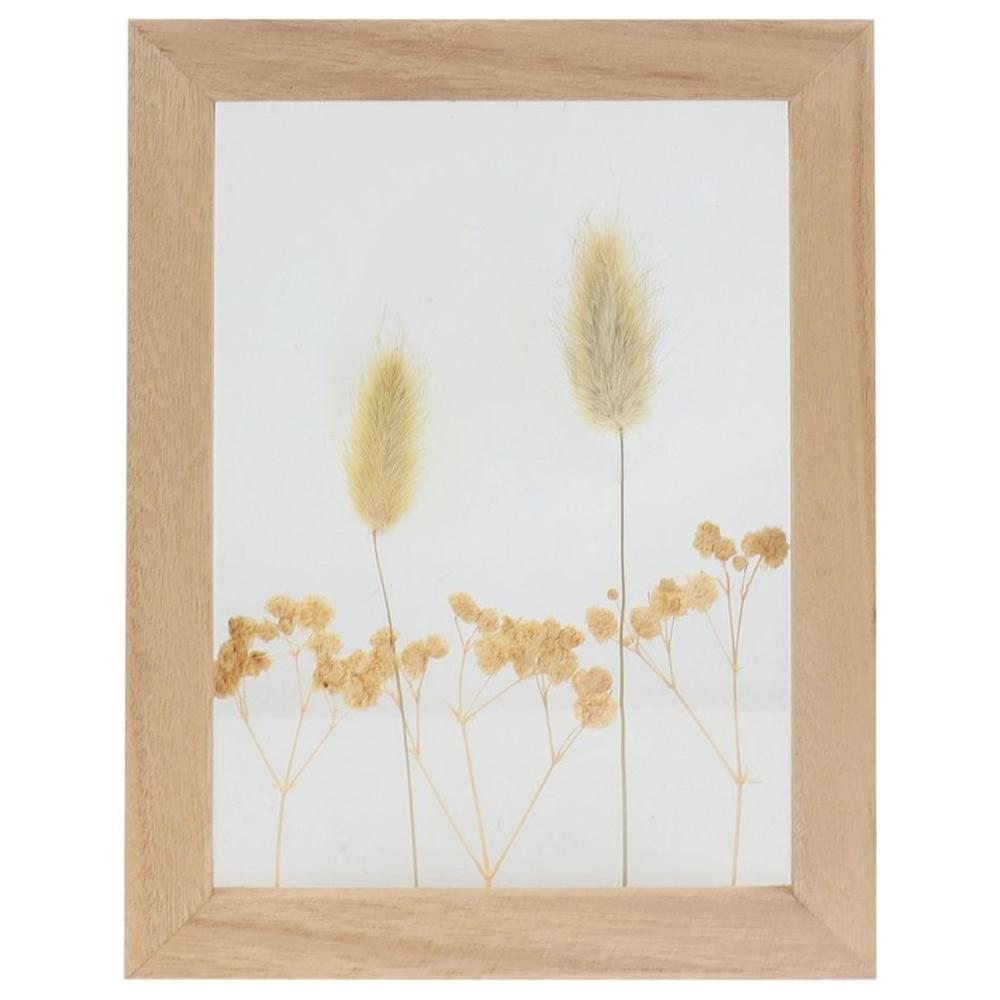 Tableau Rectangulaire avec Fleurs Séchées Kasa 20x15cm