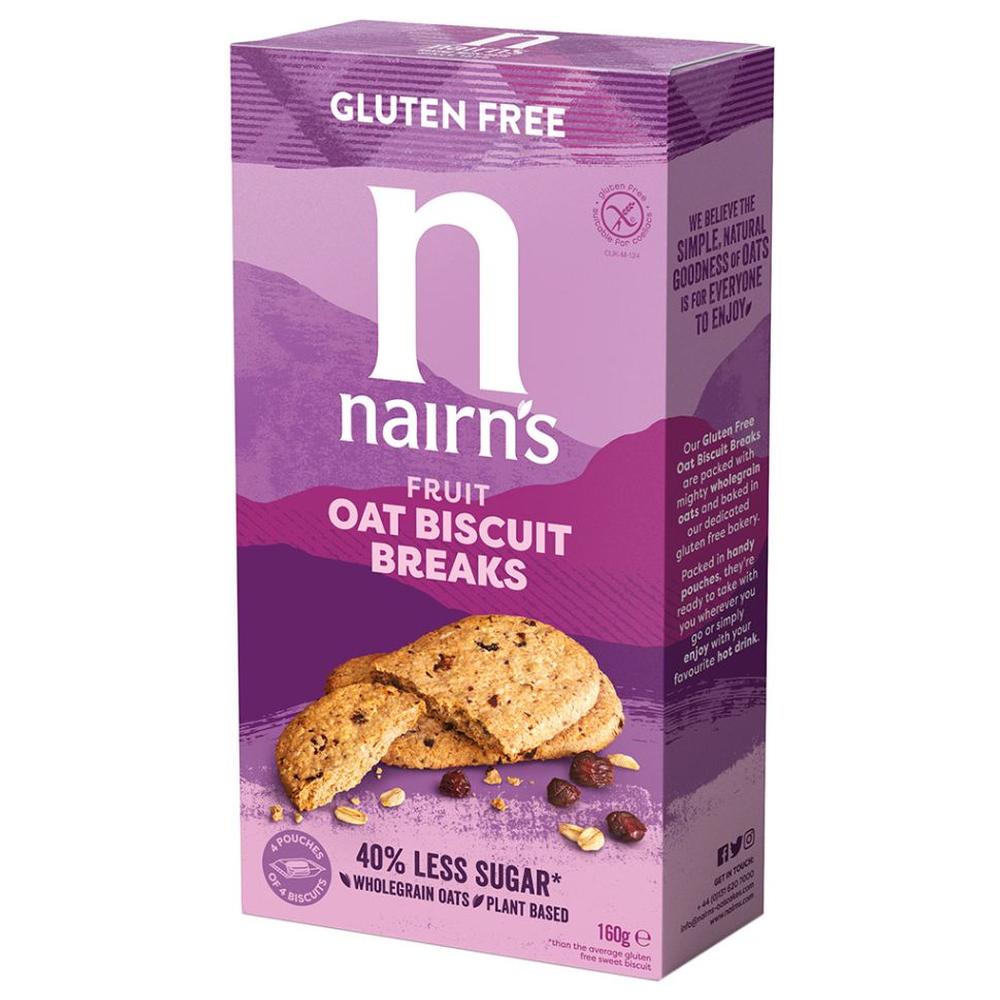 [729855] Biscuits Avoine et Fruits Secs Nairn's 160g