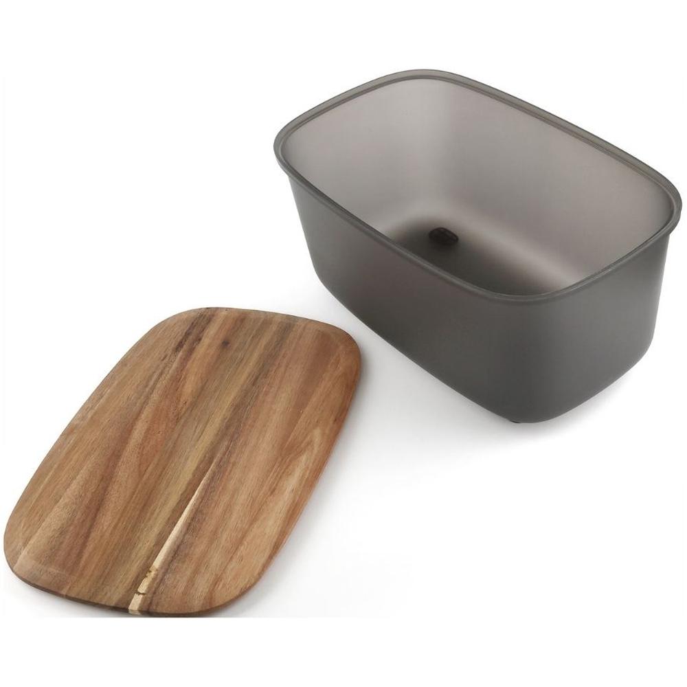 Boîte à Pain Plastique Planche Bois Cosy Kasa 33x20x17 cm