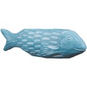 Poisson en Bois Bleu Kasa 9,5x12cm