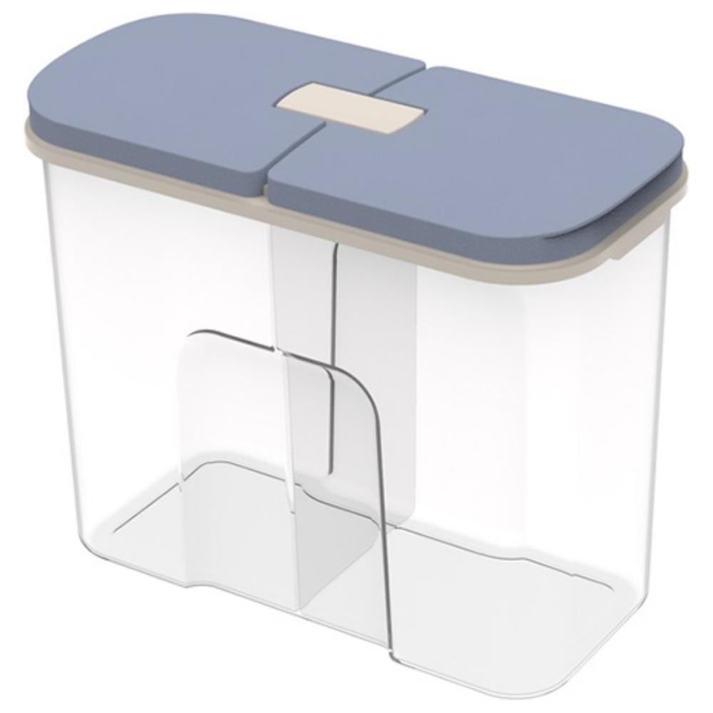 Contenant Rectangulaire pour Aliments Secs Luna 2 Pièces 2,1L