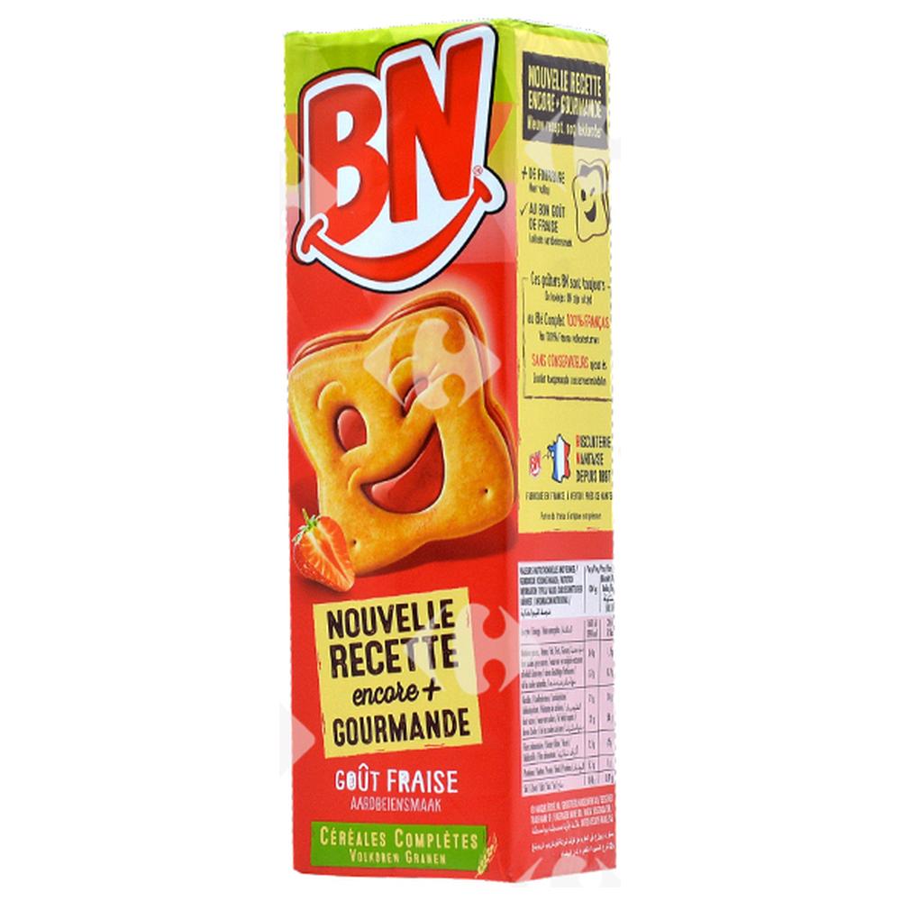 [53853] Biscuits Sandwich Fraise Bn 295g