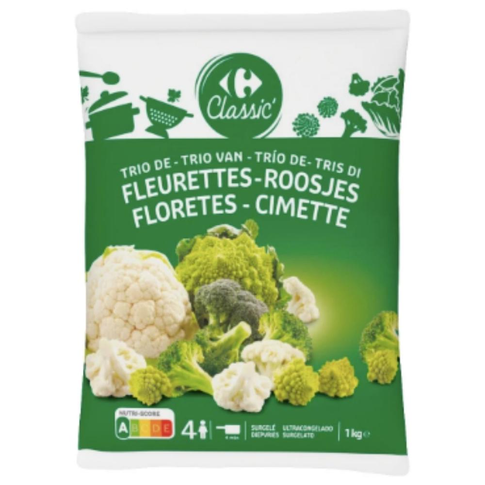 Trio de Fleurettes Carrefour 1kg.