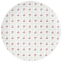 Assiette à Dessert en Porcelaine Blanche Fleurs Kasa 19 cm