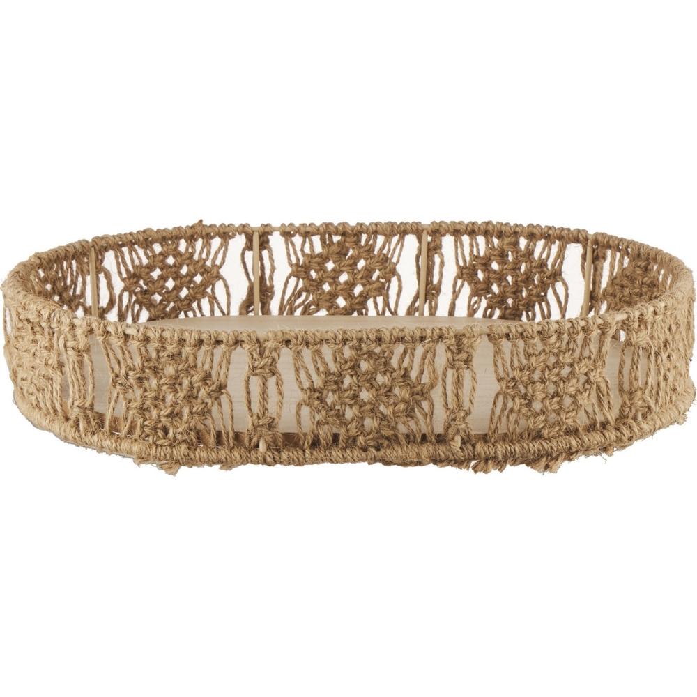 Panier Ovale en Jute Kasa 35 cm