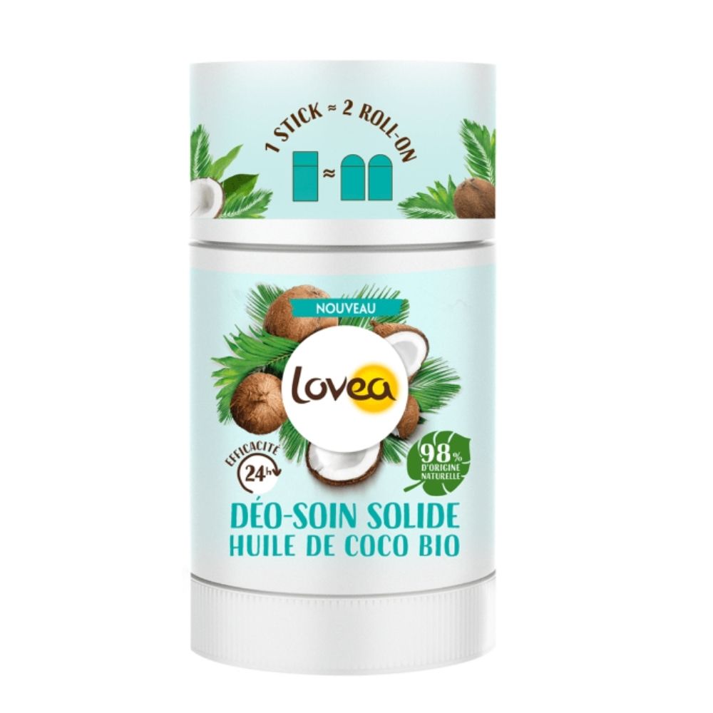 [734725] Déodorant Solide à l’Huile de Coco Bio Lovea 50 ml