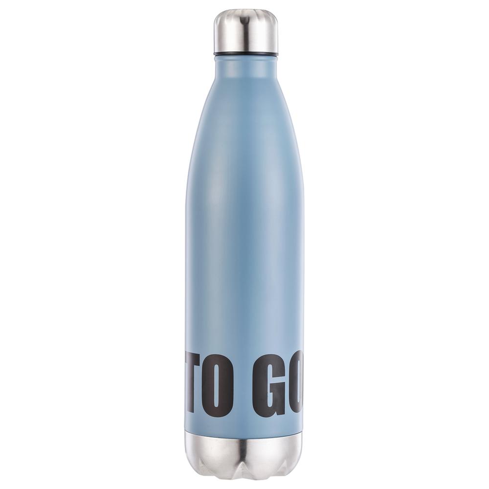 [710754] Bouteille Isotherme en Inox Bleu To Go Kasa 75cl