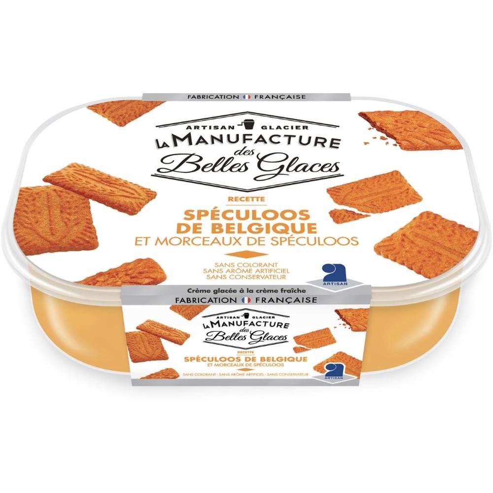Glace Spéculoos en Bac La Manufacture Des Belles Glaces 750ml