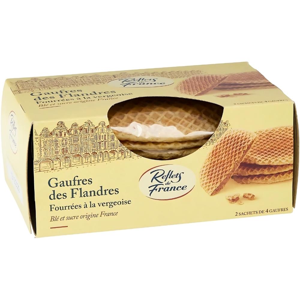 [707059] Gaufres Fourrées à La Vergeoise Reflets de France 256g 4 unités