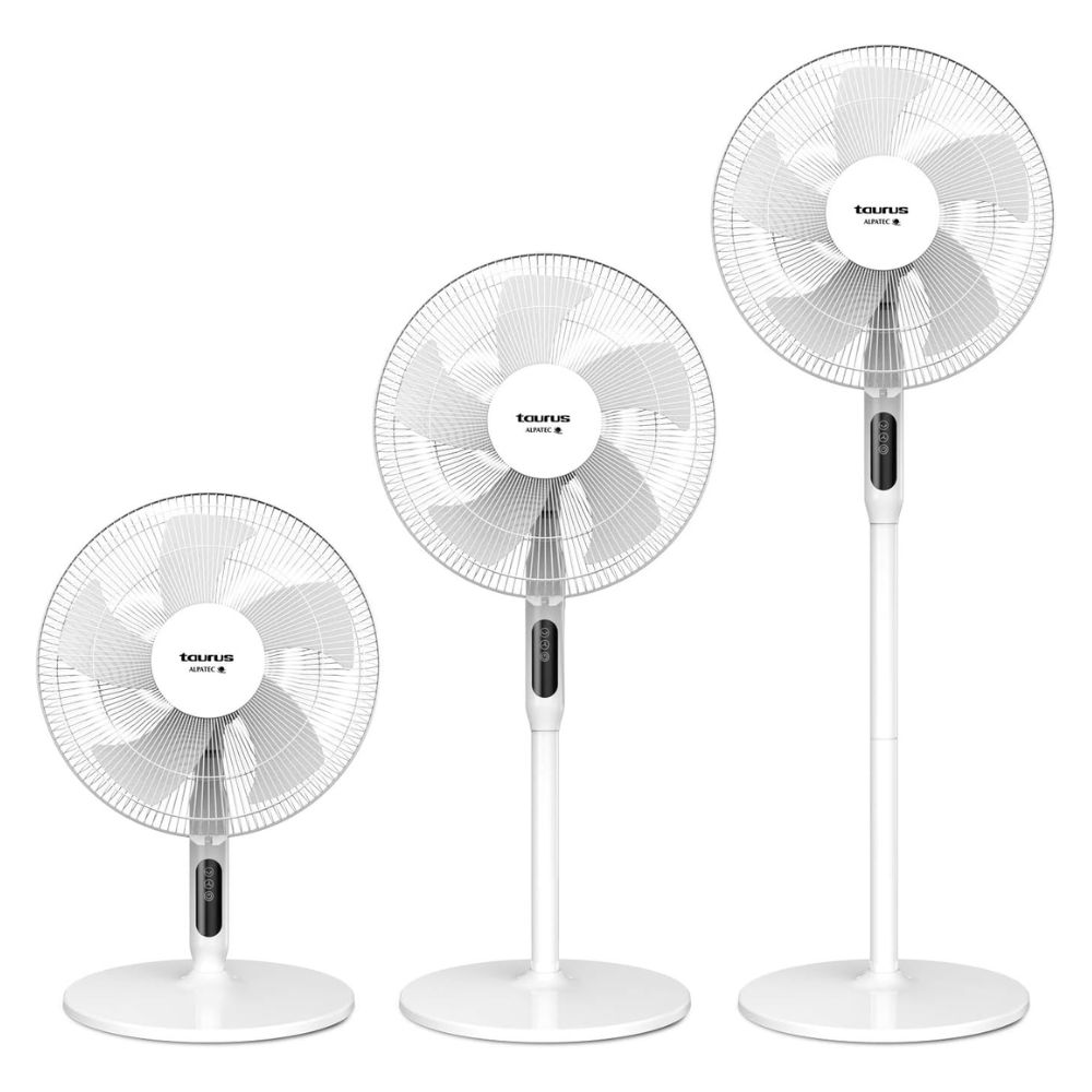[714685] Ventilateur sur Pieds Ice Brise Taurus 3en1 Blanc 50W