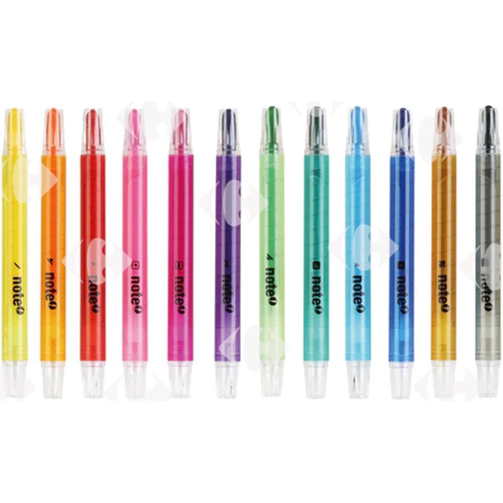 Crayon de Couleur Twist & Turn Note 12 unités