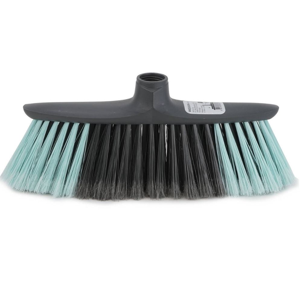 [722812] Tête de Balai Basique en Plastique Gris/Bleu Kasa