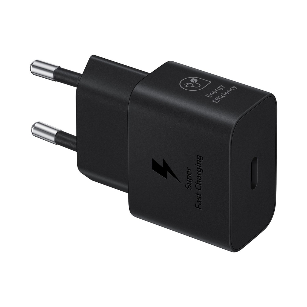 Chargeur Usb-C Secteur avec Câble Noir Samsung 25W
