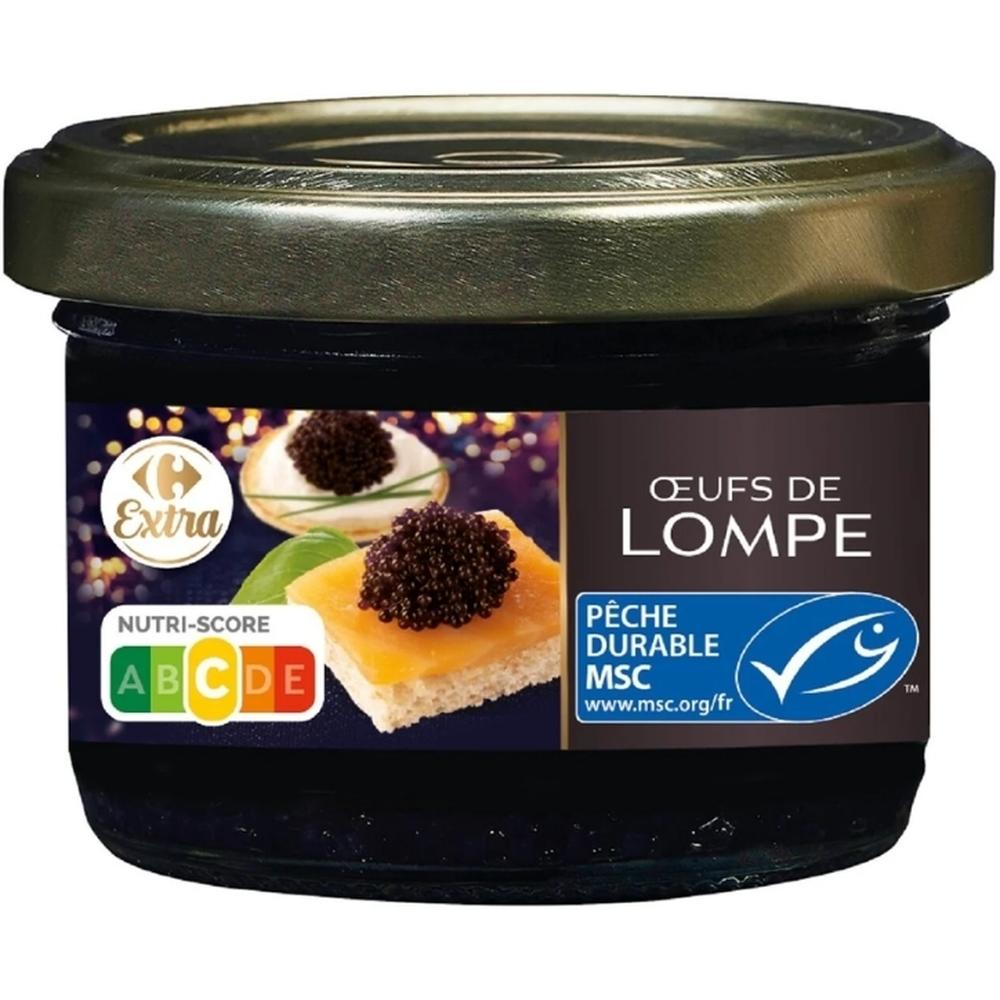 [596829] Œufs de Lompe Noir Carrefour 80g